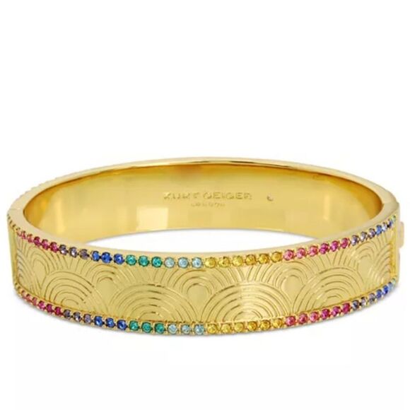 Kurt Geiger London Signature Southbank Pave Bangle Bracelet - Picture 2 of 6